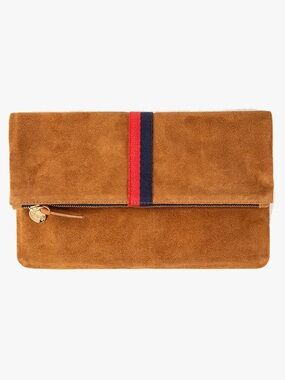 Clare V Signature Stripe Pouch